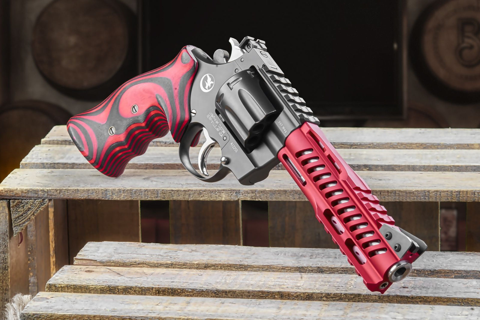 Nighthawk Custom Korth NXA 8-Shot 357 Magnum 6 in Revolver