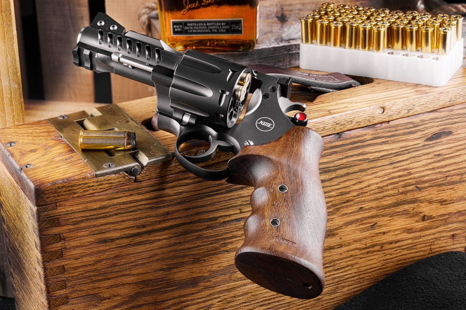 Nighthawk Custom Korth NXS 8-Shot 357 Magnum 4″ Revolver