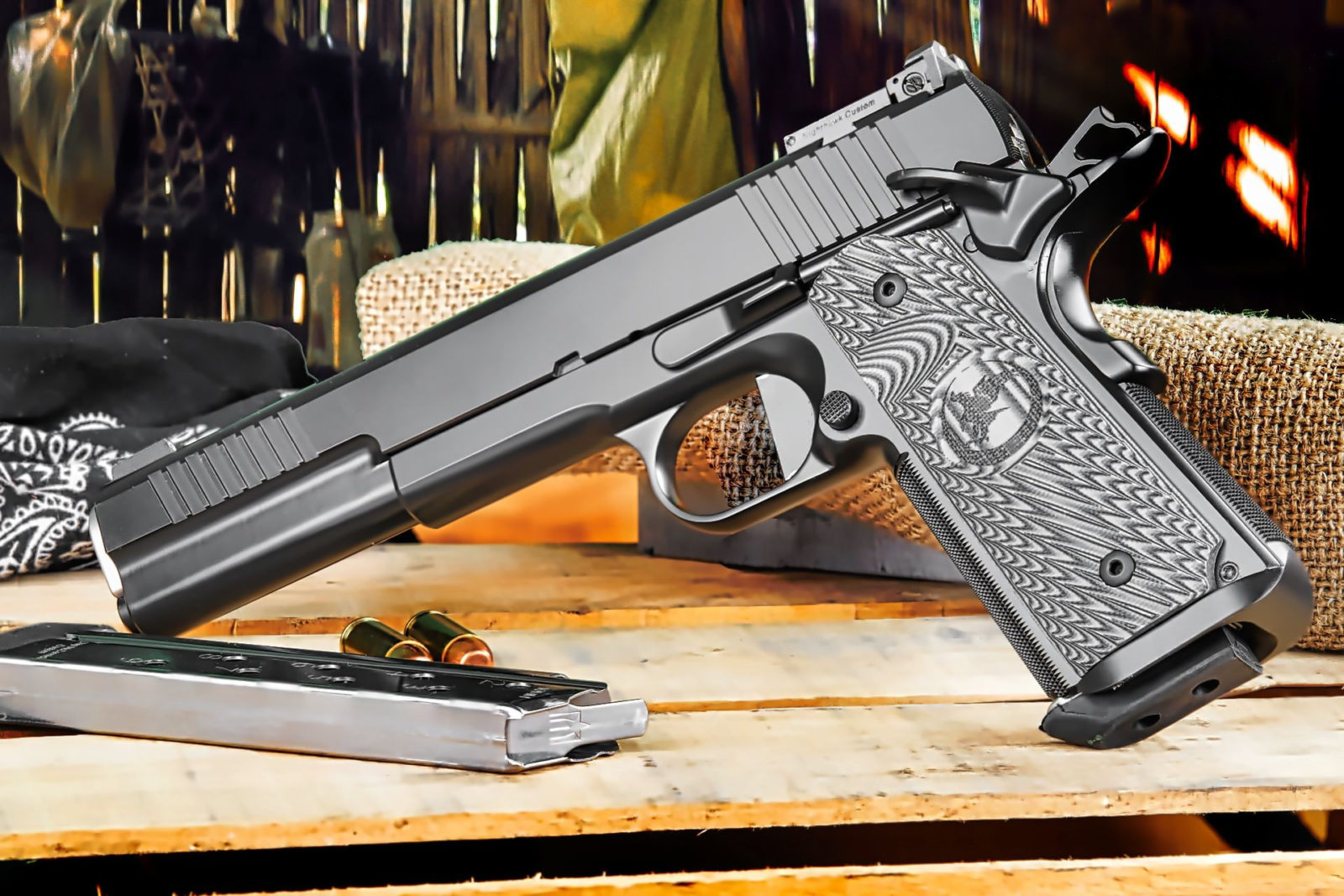 Nighthawk Custom Shadow Hawk Long Slide 1911 Pistol