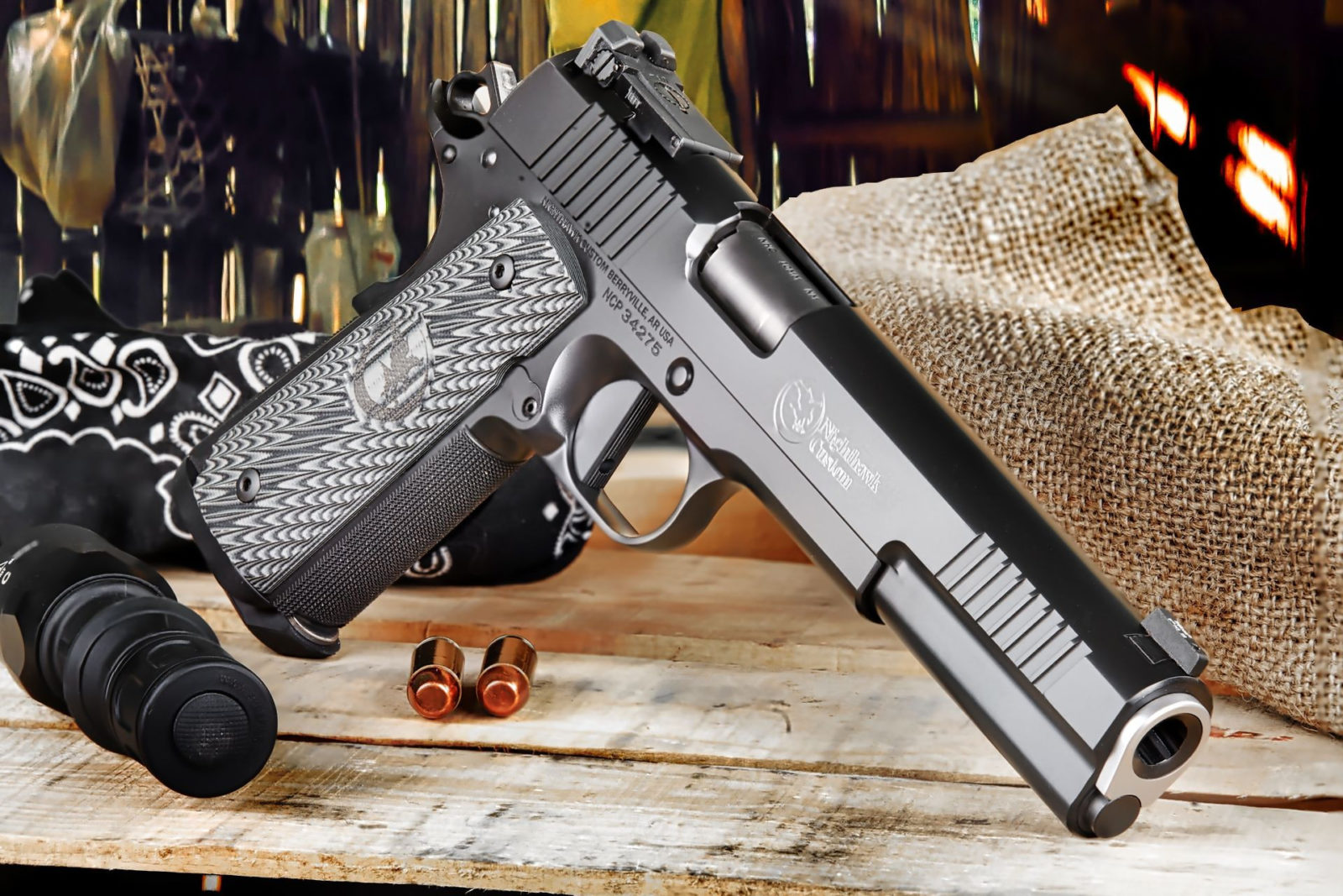 Nighthawk Custom Shadow Hawk Long Slide 1911 Pistol
